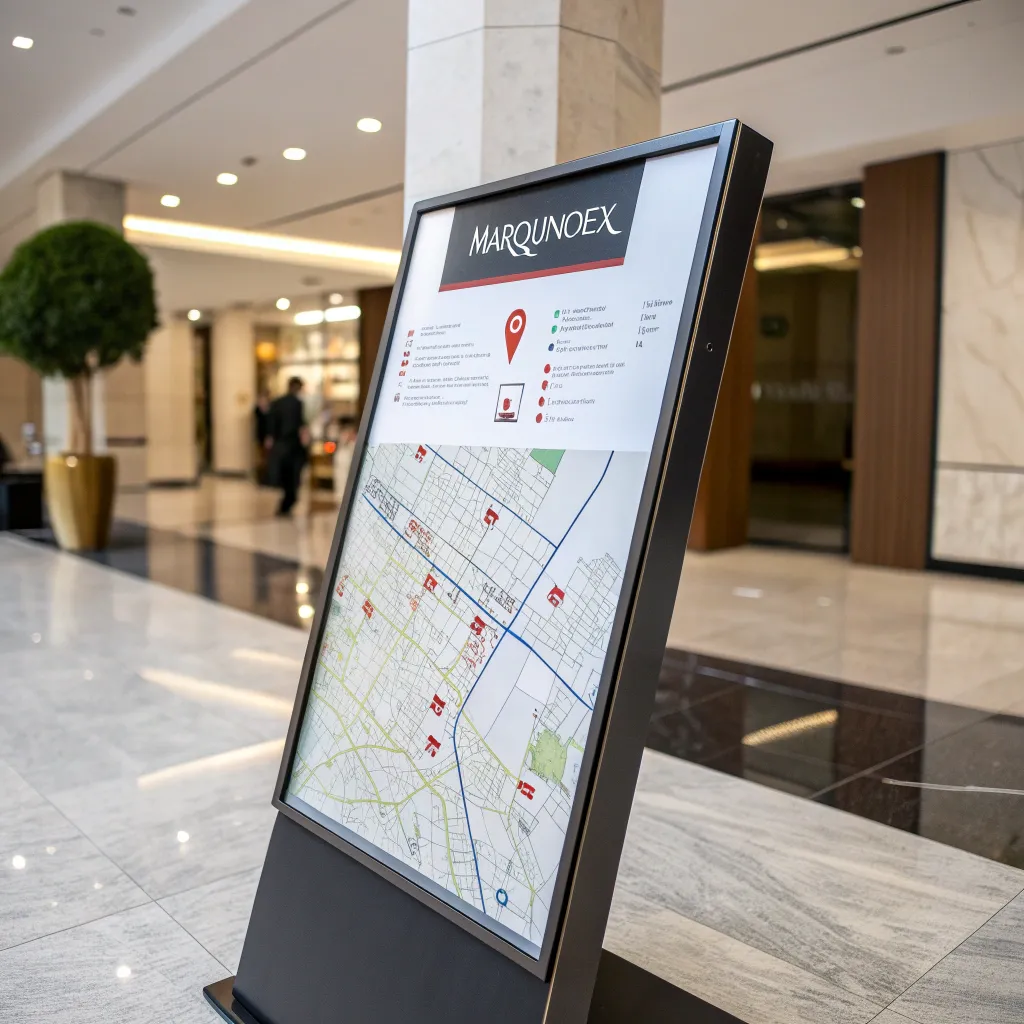 Showroom location map for MARQUINOLEX